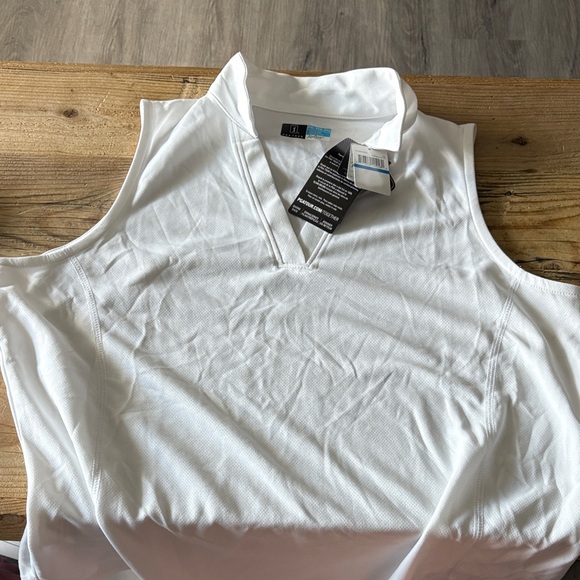 PGA Tour Women's White Sleeveless Top - Picture 1 of 1